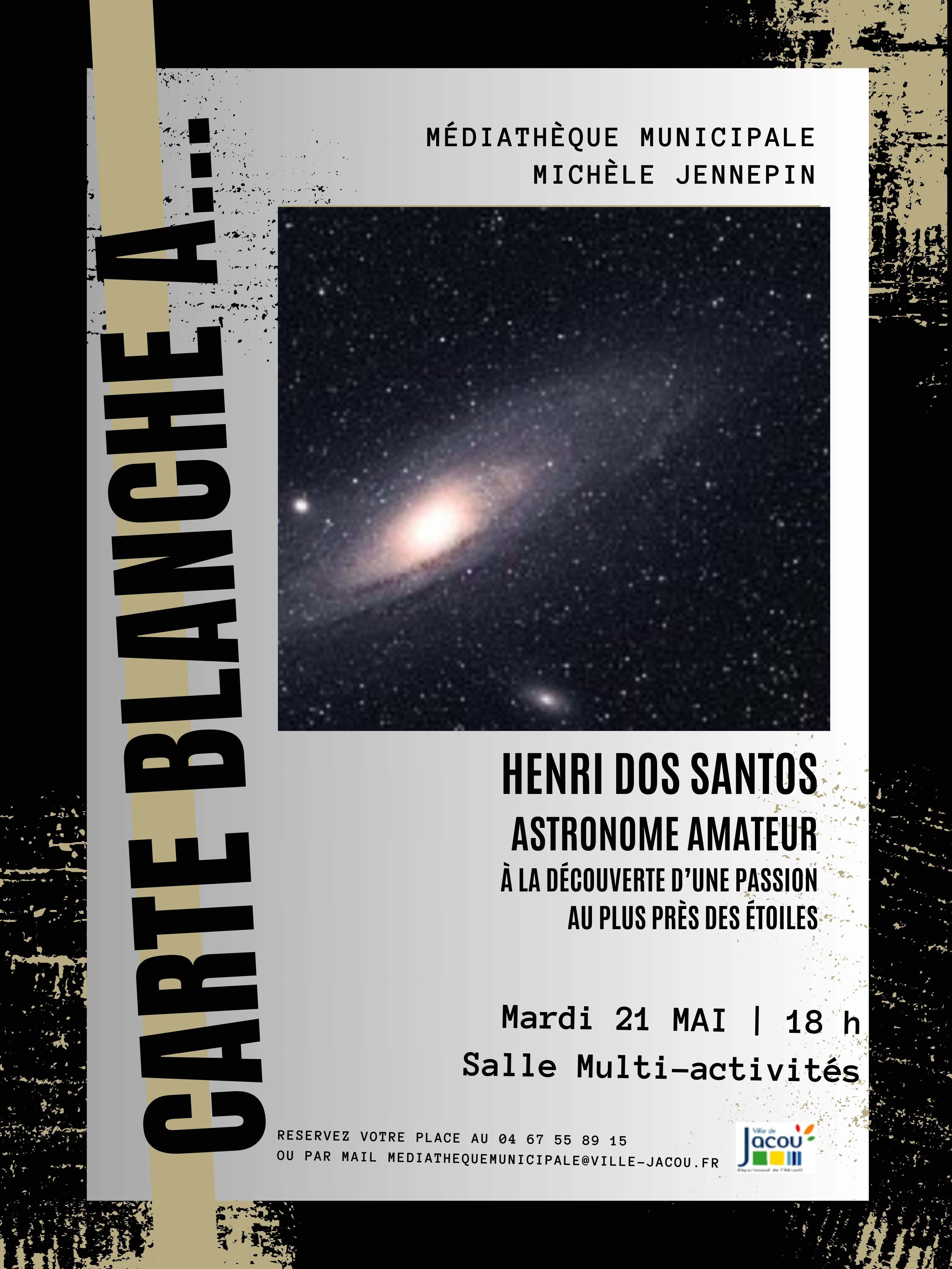Carte blanche à Henri dos Santos astronome amateur